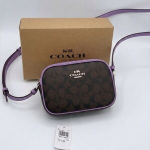 Coach Crossbody Bag in Brown and Purple